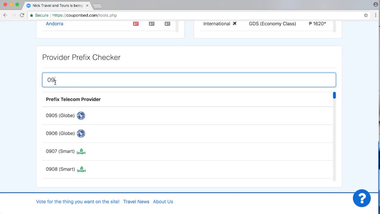 0939 prefix what network provider Couponbed (28 April 2018)