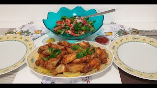 Очень вкусный и быстрый обедСалат