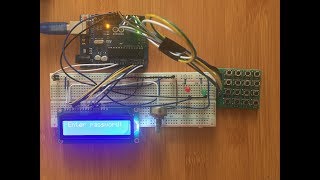 4X4 KEYPAD WITH ARDUINO AND LCD PASSWORD BASED SECURITY SYSTEM