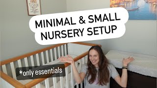 How to set up a MINIMAL nursery | *BABY ESSENTIALS*