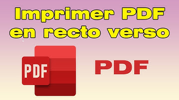 Comment imprimer un fichier PDF en recto verso