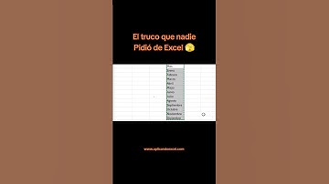 🟠El. Truco que nadie pidió de Excel#AplicandoExcel #Truco