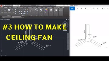 #3 || HOW TO CREATE A CEILING FAN || AUTO-CAD ELECTRICAL PRACTICE