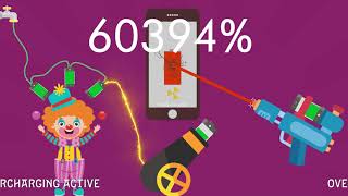 97104% OVERCHARGING Phone Battery | GLITCHY END + EXPLOSION