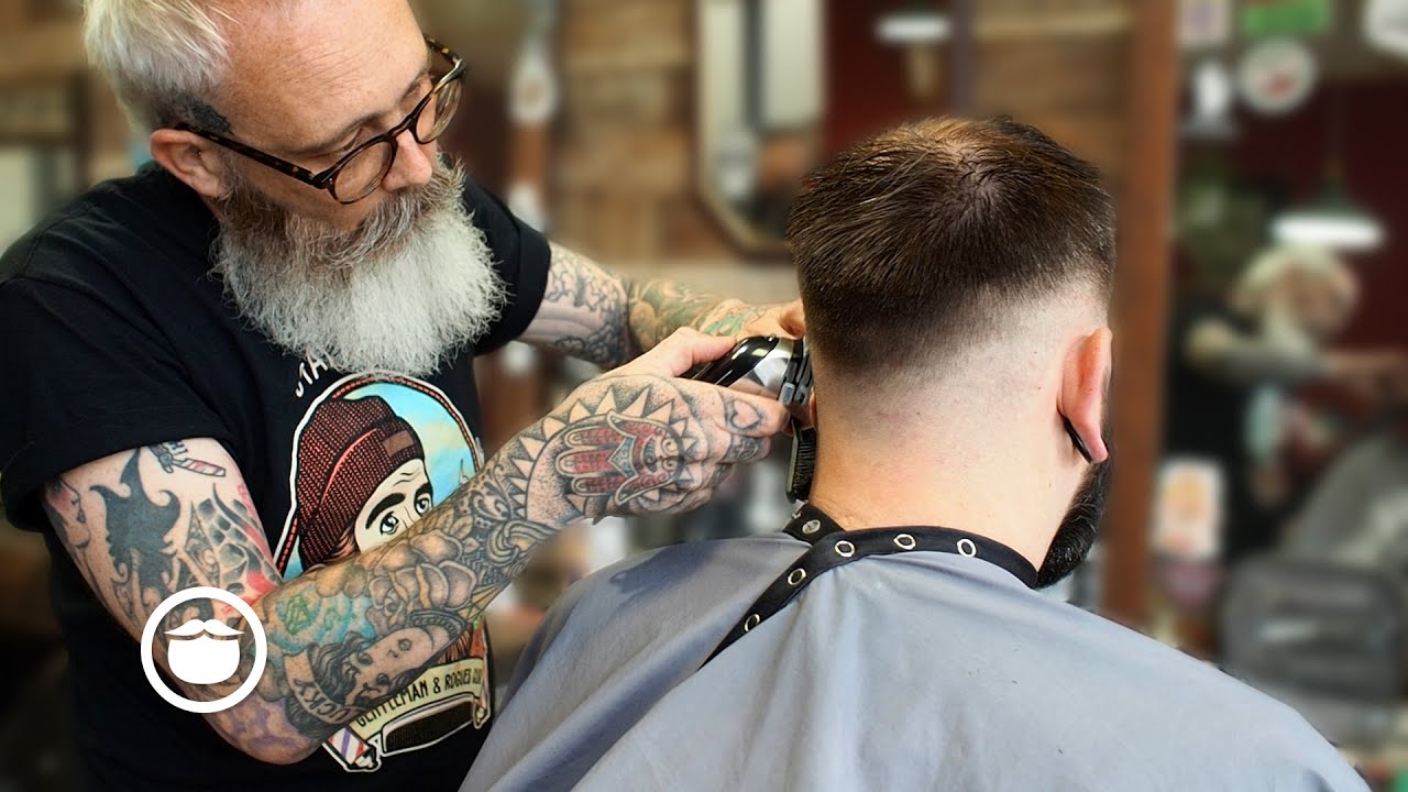 Master Barber Gives a