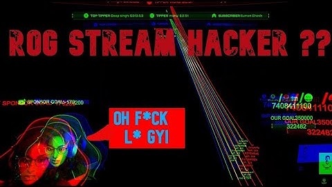 ROG STREAM CAUGHT  HACKING EXPOSED Live   HACKER AGAIN IN PUBG @ROGSTREAM @ROGHA HD