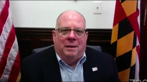 Governor Hogan Discusses COVID-19 Response and Reopening in Virtual POLITICO Playbook Interview