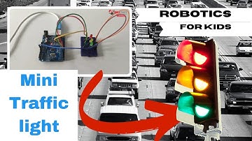 Robotics for kids : Smart Traffic Light System made with Arduino. Make it at your Home | DIY |