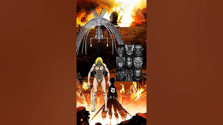 Eren Founding Titan & Ymir Founding Titan Vs All Titans🔥#anime #shorts