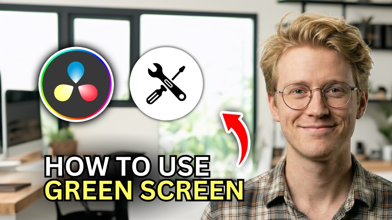 How to Use Green Screen in DaVinci Resolve - Step by Step 2026 - YouTube