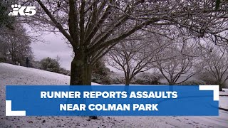 Runner reports assaults near Colman Park