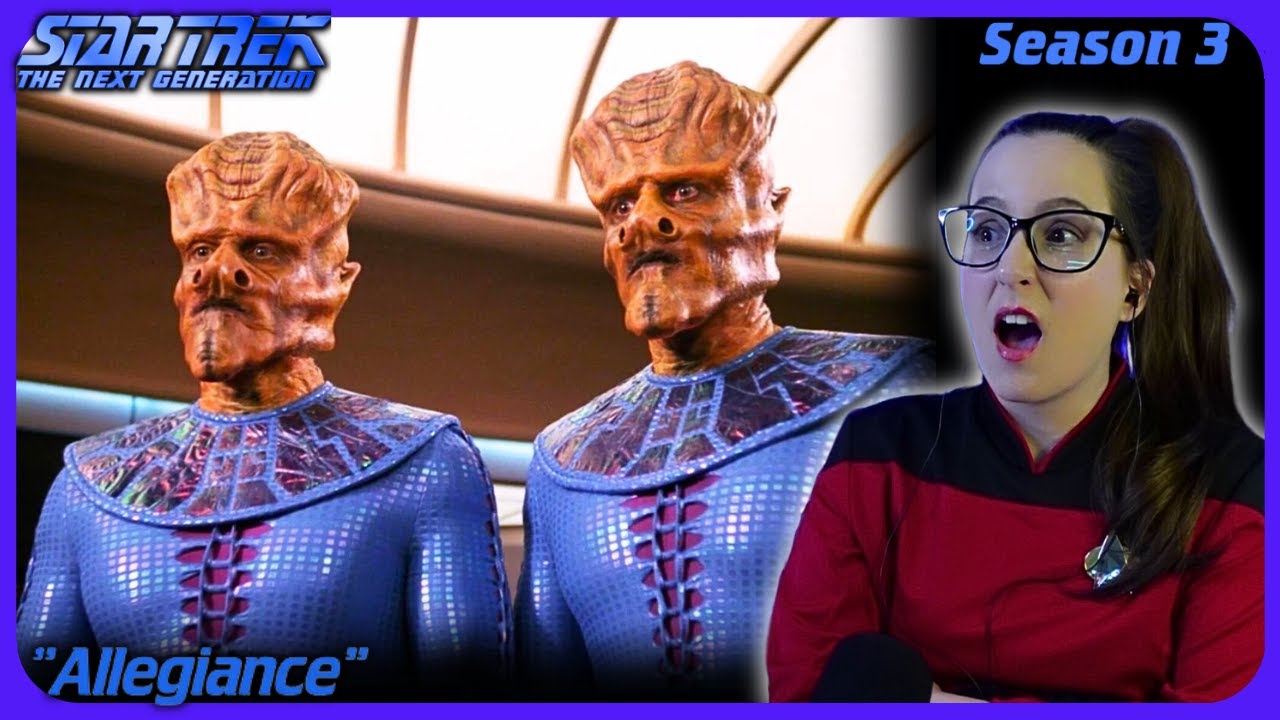 🖖Star Trek: The Next Generation 3x18 Allegiance REACTION