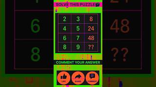 MATHS STUDENTS CHALLENGE 🤔😓#puzzle #maths #challenge #trending #reels #youtubeshorts #mathstricks