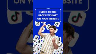 Embed TIkTok profile widget on your website