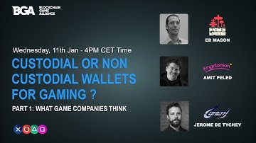 Custodial or non custodial wallets for gaming ?