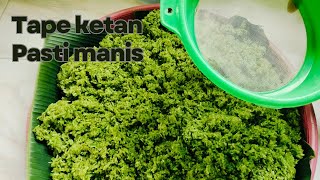 RESEP TAPE KETAN SUPER MANIS