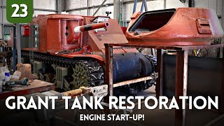 WORKSHOP WEDNESDAY: Engine START-UP on our WWII Grant Tank Restoration
