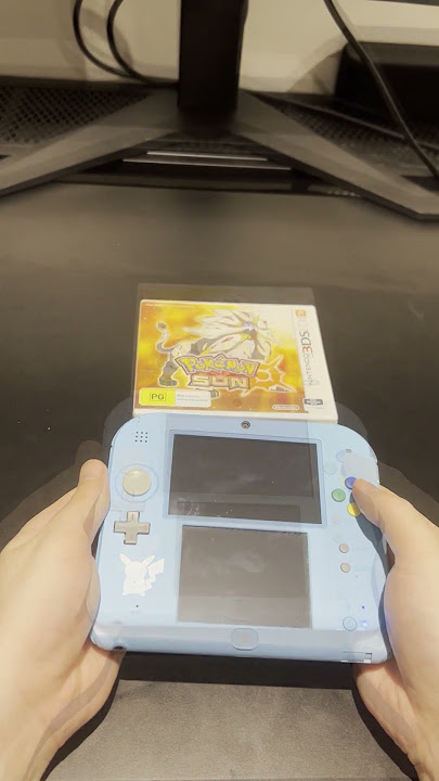 Nintendo 2DS XL e detalhes sobre Pokémon Ultra Sun & Moon