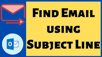 How to Find Email using Subject Line?
