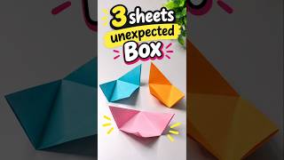 No Glue ❌ No Scissor Unexpected Box 🎁 l DIY paper Box l Paper Crafts #youtubeshorts #diy #paperbox – SABA…Home_Corner