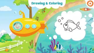 Smart Grow: Рисовалка и раскраска для детей без рекламы для Android и iOS устройства