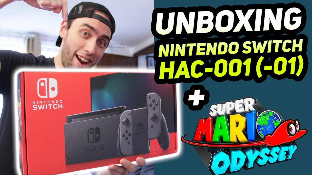 UNBOXING: NINTENDO SWITCH  // HAC-001 (-01) - YouTube