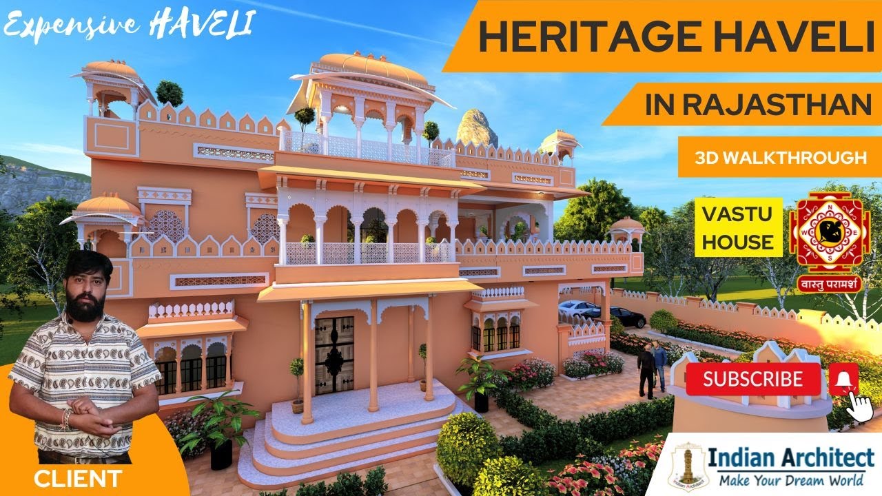 P714/A Rajasthani Heritage Haveli Design Banswara, Rajasthan 