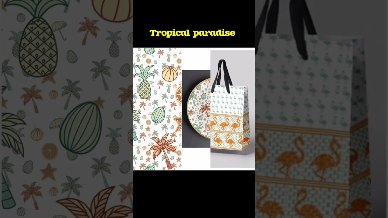 tropical paradise designs #textiledesign #seamlesspattern