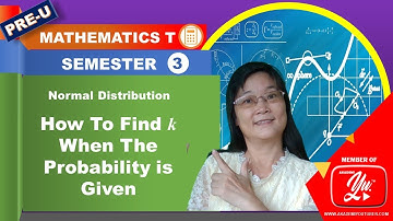 Normal Distribution Table (Part 2/2) - Mathematics T STPM Semester 3
