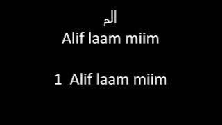 SURAT AL ANKABUT (ayat 1 - 69) di lengkapi dengan huruf latin dan terjemahan bahasa Indonesia