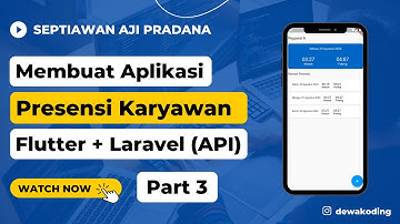 Tutorial Membuat Aplikasi Presensi Karyawan - Part 3 : Tampilan UI Login dan Home