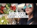VLOG: FOOD, ARMS, + CARDIO | Stephanie Ledda