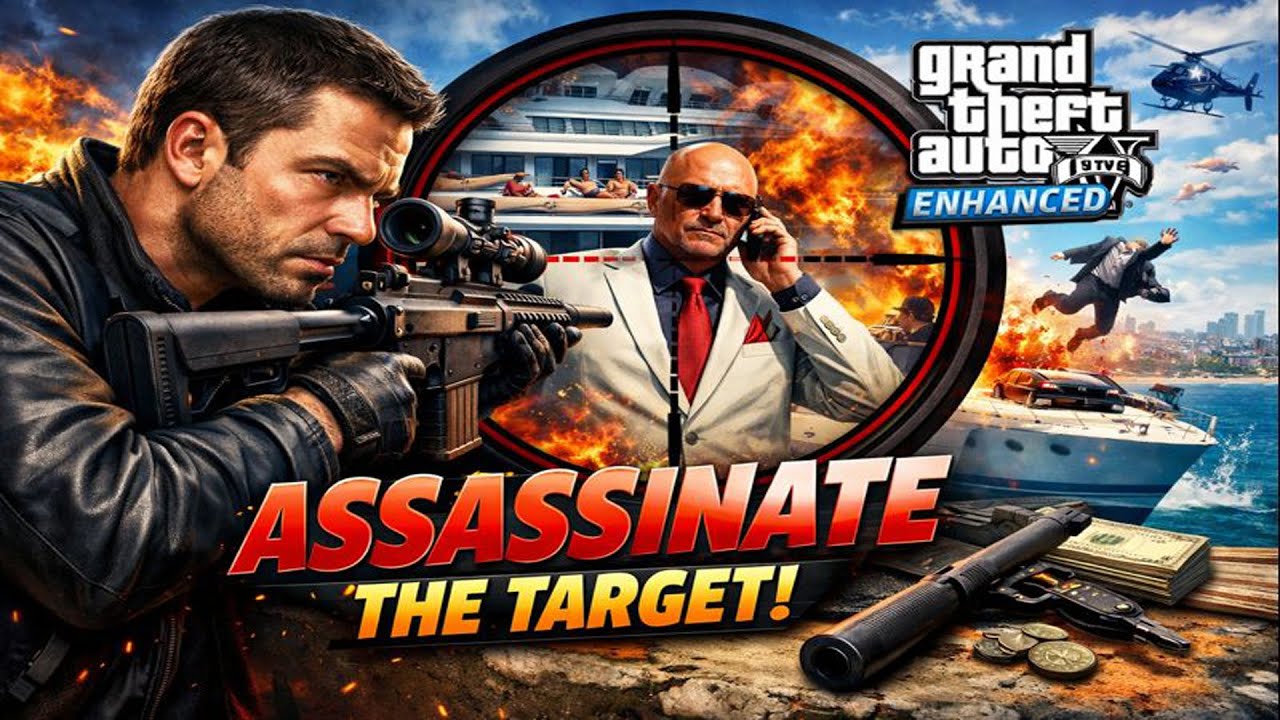 GTA 5 Enhanced Mission Assassinate To Target YouTube 