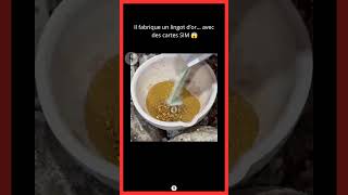 Il fabrique un lingot d’or… avec des cartes SIM 😱