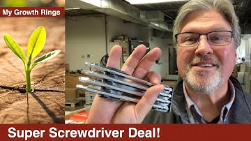 A BARGAIN 18-in-1 Anvil Screwdriver Set from Home Depot