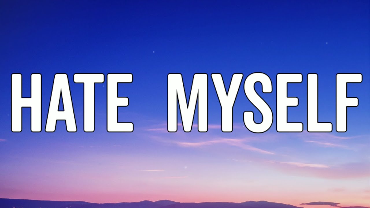Tate McRae - hate myself (Lyrics Video)