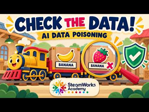 Can Bad Data Mislead AI? Data Poisoning Explained for Kids | SteamWorks Academy