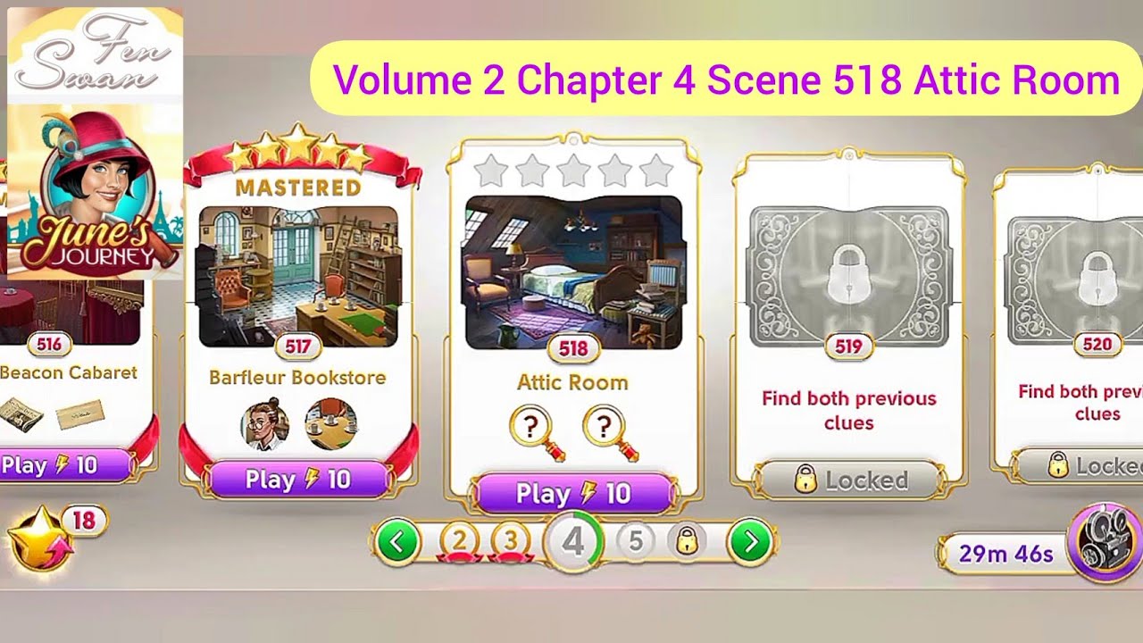 June's Journey Volume 2 Chapter 4 Scene 518 Attic Room (full 🌟) - YouTube