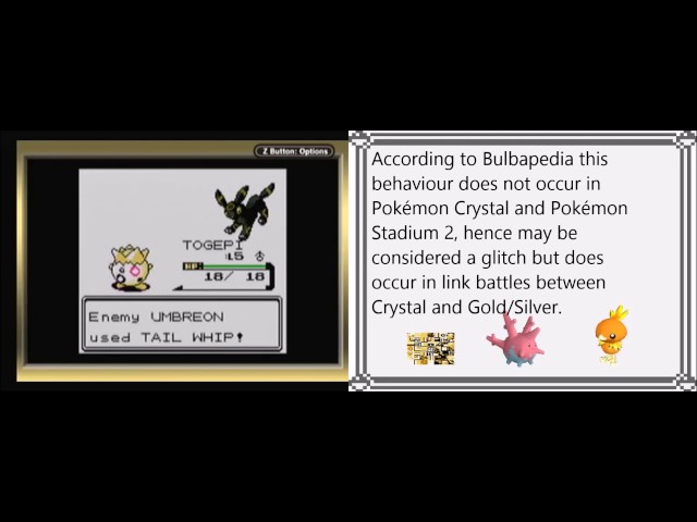 badidea 🪐 a X: I am getting learned about pokemon crystal bugs