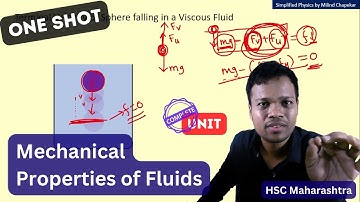Mechanical Properties of Fluids in One Shot | 12th HSC Maharashtra Board | Milind Chapekar