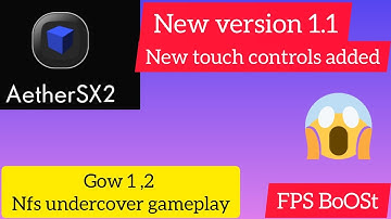 AETHERSX2 NEW VERSION 1.1 GAMETEST NEW TOUCH  CAMERA CONTROLS ADDED #aethersx2 #ps5