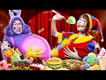 Pomni VS Jax Food Challenge 🤡🍔 VIRAL FOOD HACKS from The Amazing Digital Circus