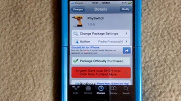 PhySwitch Review (Cydia Tweak)