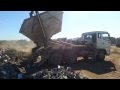 How we unload a rubble skip in under a minute.