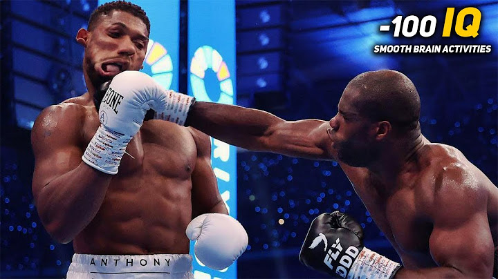 When Boxers Display -100 IQ