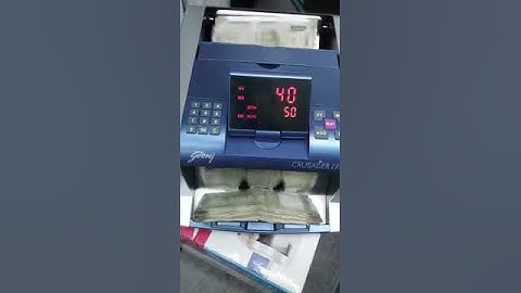 godrej crusader lite currency counting machine with fake note detector SVA Technologies 9829381182