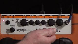 HOW TO DIAL IN A GUITAR AMP - Orange Crush 35rt