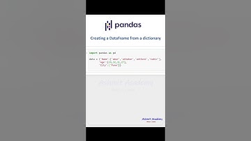 Creating DataFrame from dictionary