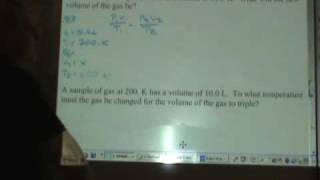Chemistry Tutorial 7.05b:   Solving Boyles and Charles Gas Law Problems Cpp 27 Boyles Law Practice Problems Dr K