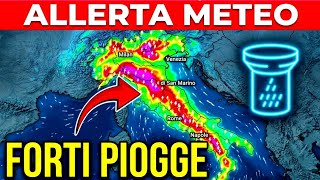 ⚠️🌧️ ALLERTA METEO: DOMANI FORTI PIOGGE E TEMPORALI! Meteo italia 
